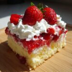 Fresh and Simple Strawberry Poke Cake