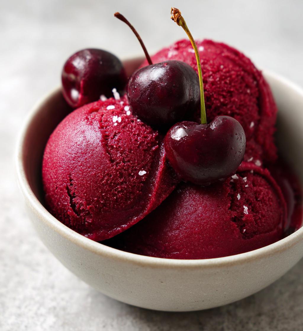 Fresh Cherry Sorbet