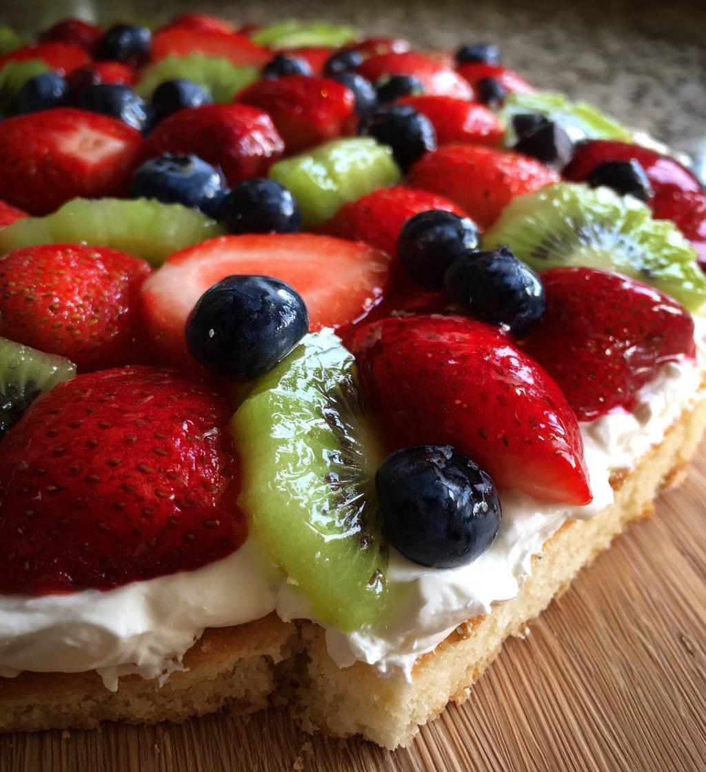 Fruit Pizza Summer Dessert