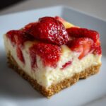 Golden Oreo Strawberry Cheesecake Bars