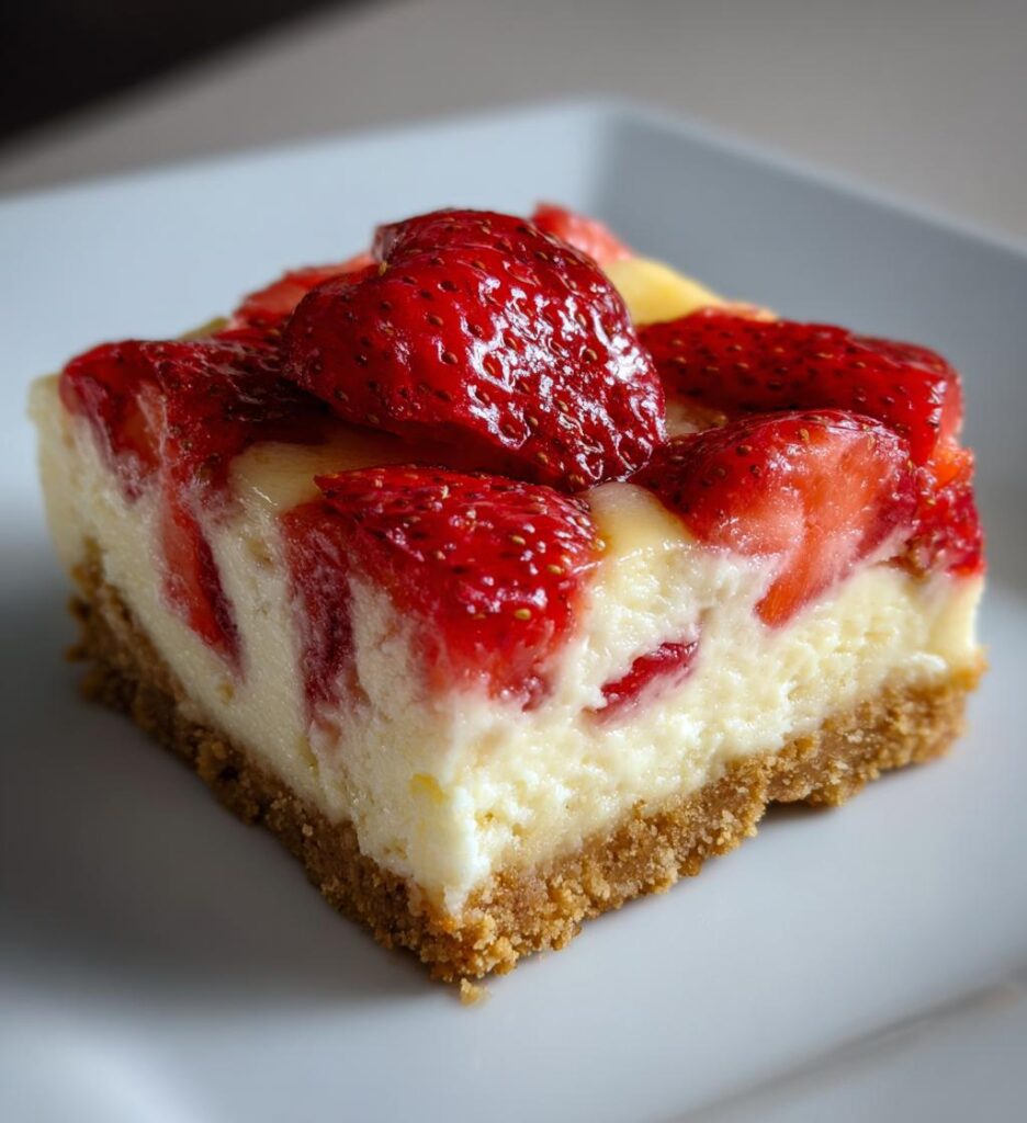 Golden Oreo Strawberry Cheesecake Bars