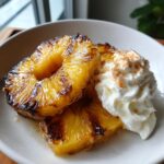 Grilled Pineapple with Coconut Cinnamon Whipped Cream
