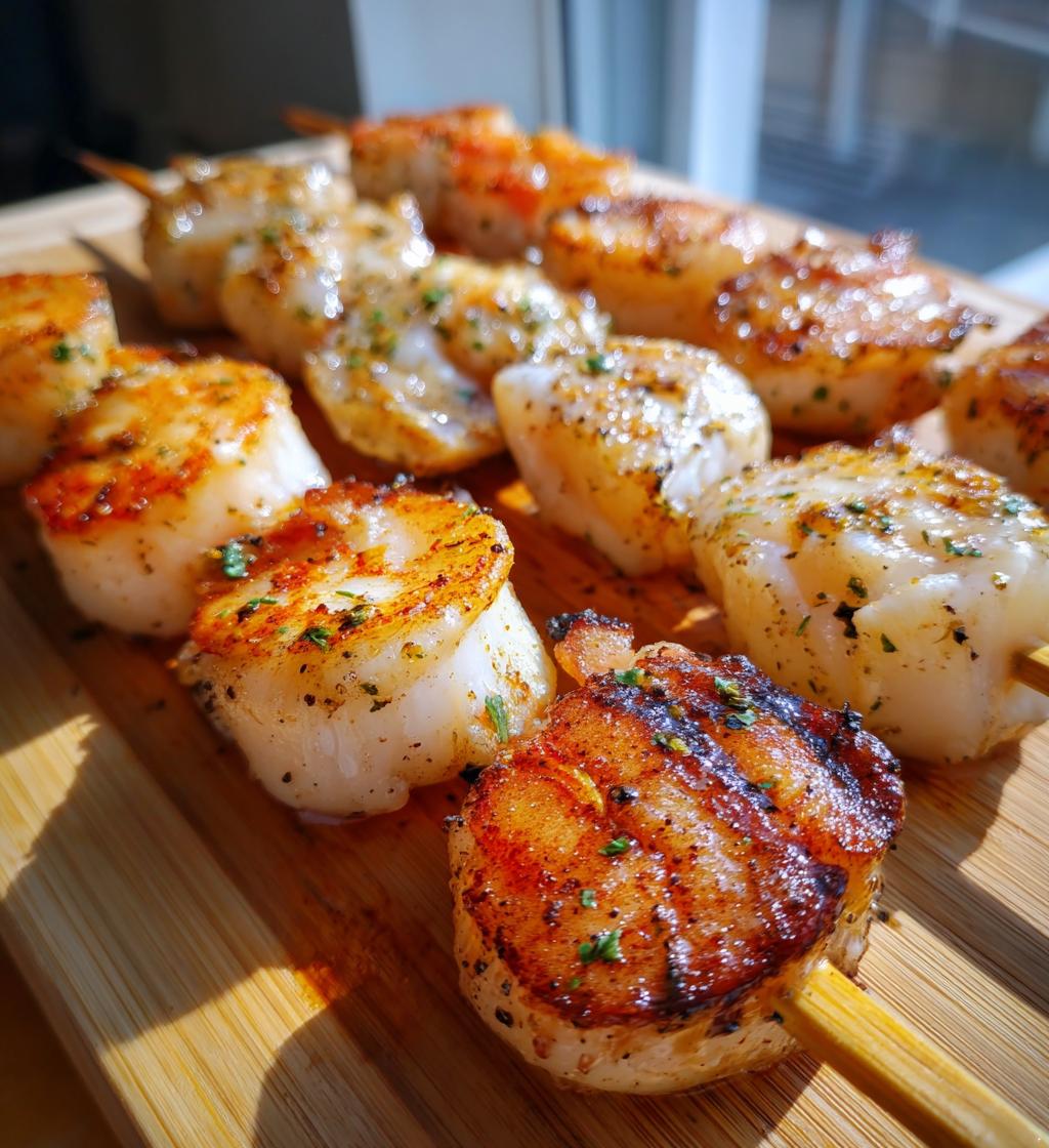 Grilled Seafood Skewers
