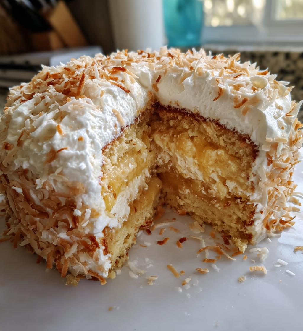 Hawaiian Sunset Cake