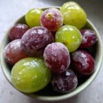 Healthy Sour Candy Frozen Grapes