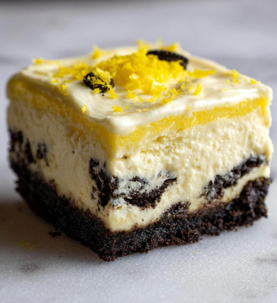 Heavenly Lemon Oreo Dessert