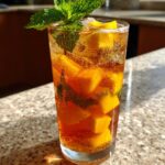 Homemade Mango Iced Tea
