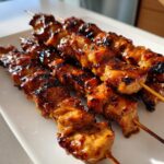 Honey Garlic Asian Chicken Kabobs