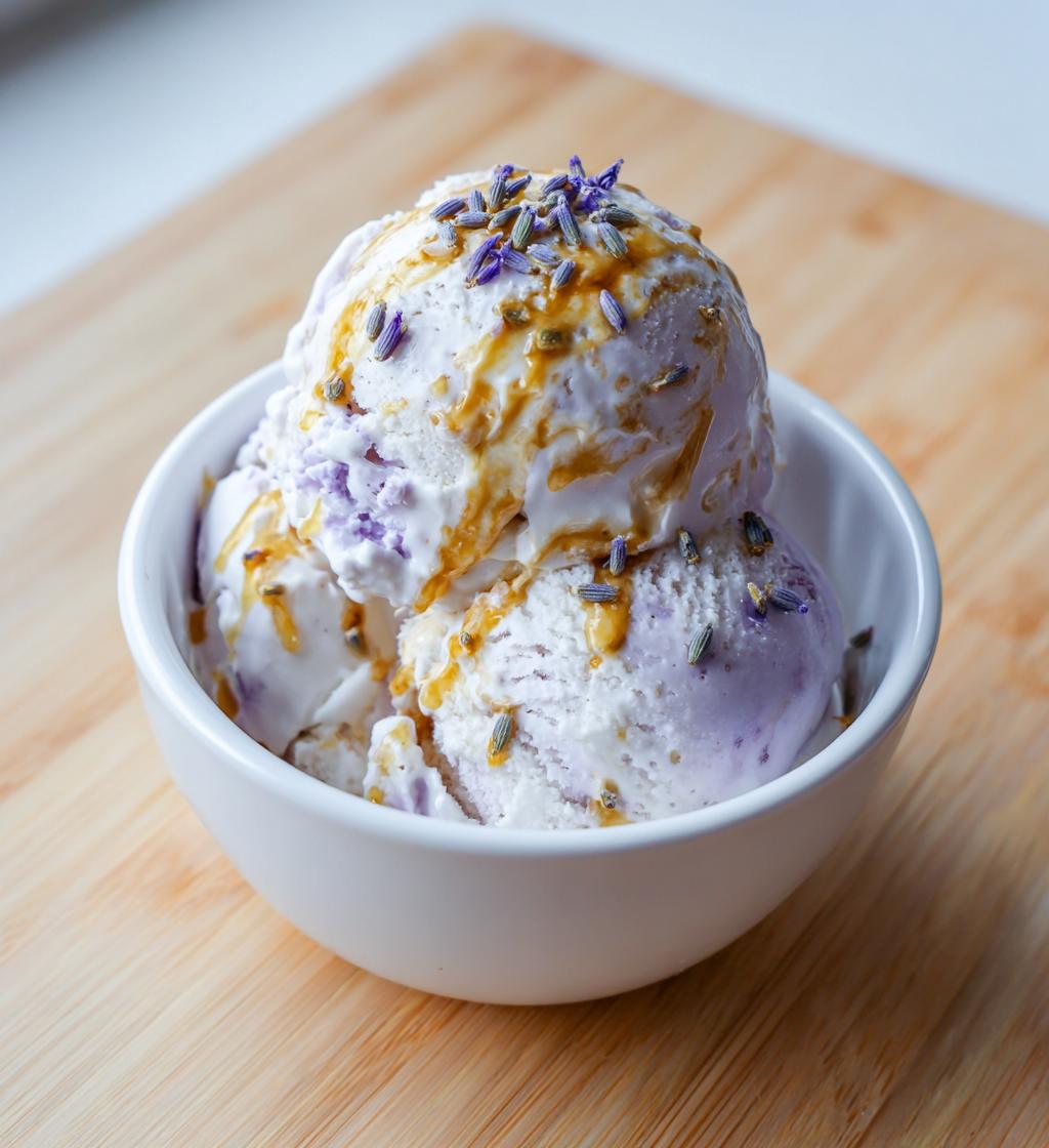Honey Lavender Ice Cream