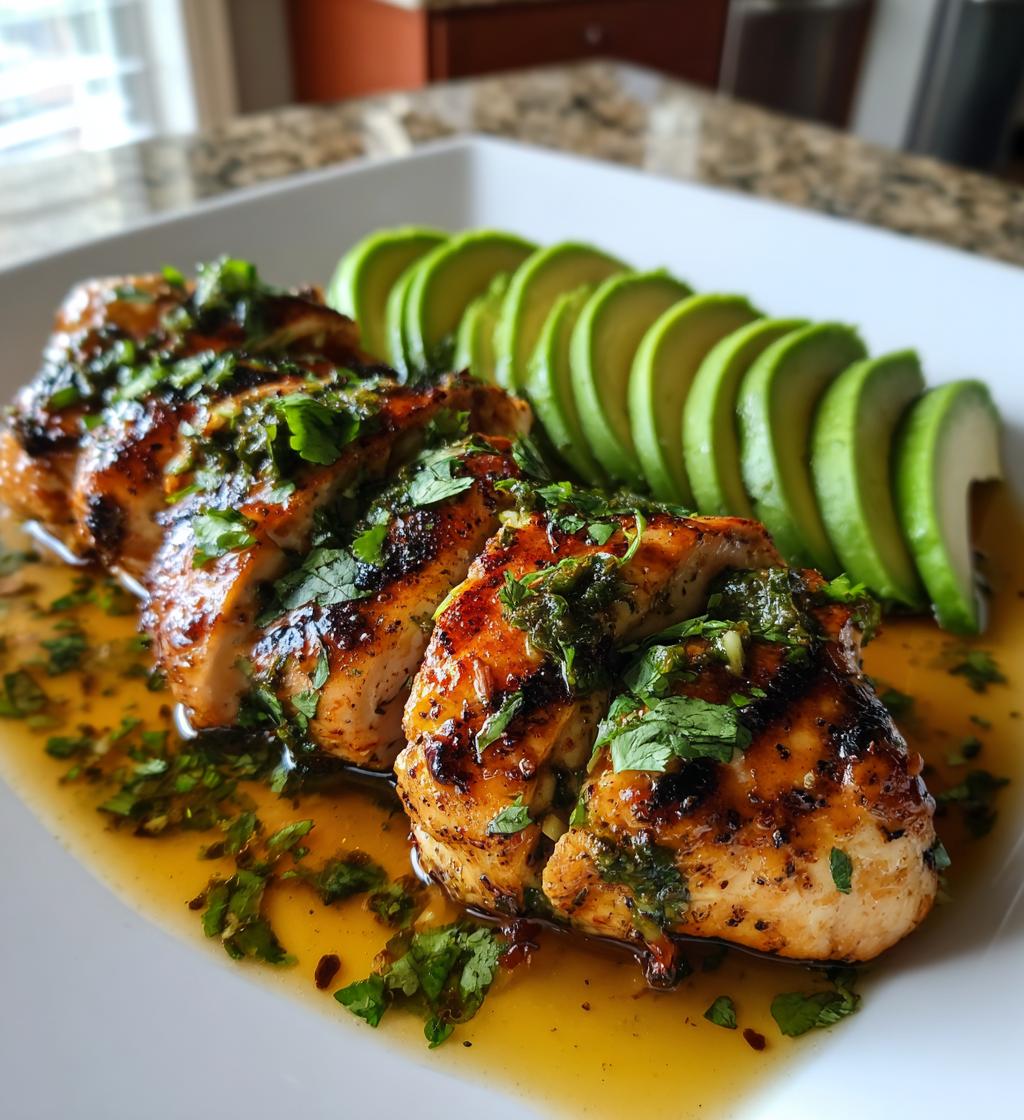 Honey Lime Chicken Avocado Meal