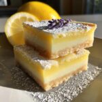 Lavender Shortbread Lemon Bars
