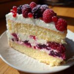 Lemon Berry Mascarpone Cake