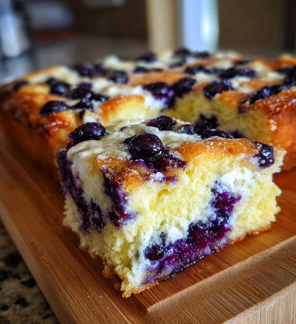 Lemon Blueberry Cheesecake Dump Cake