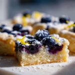 Lemon Blueberry Shortbread Bars
