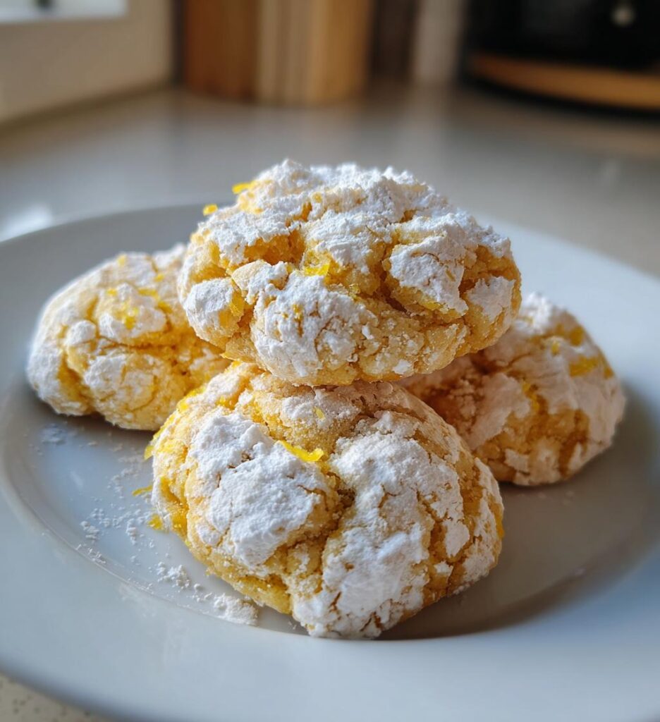 Lemon Crinkle Cookies
