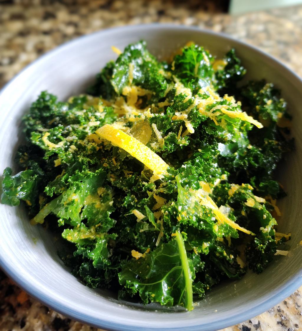 Lemon Parm Kale Salad