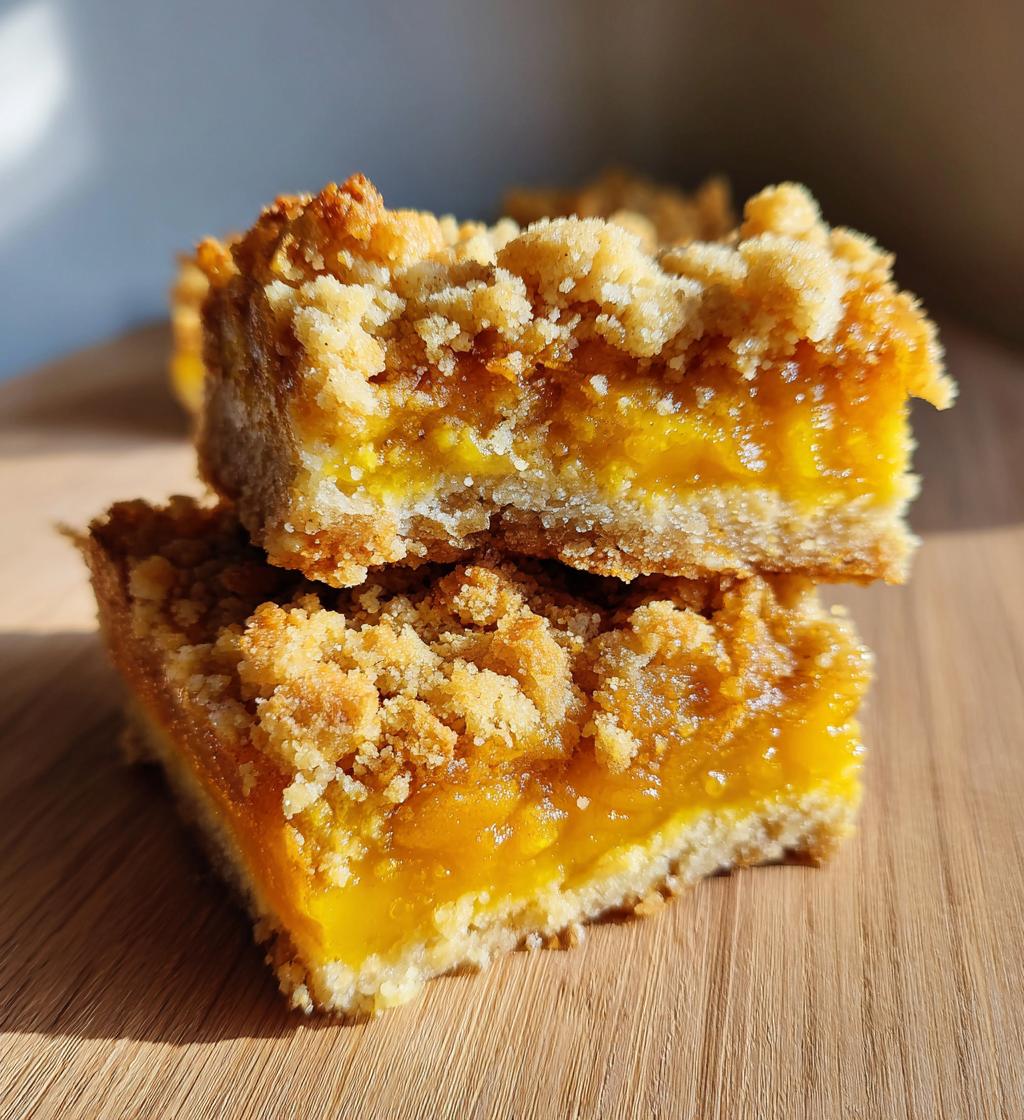 Mango Crumble Bars