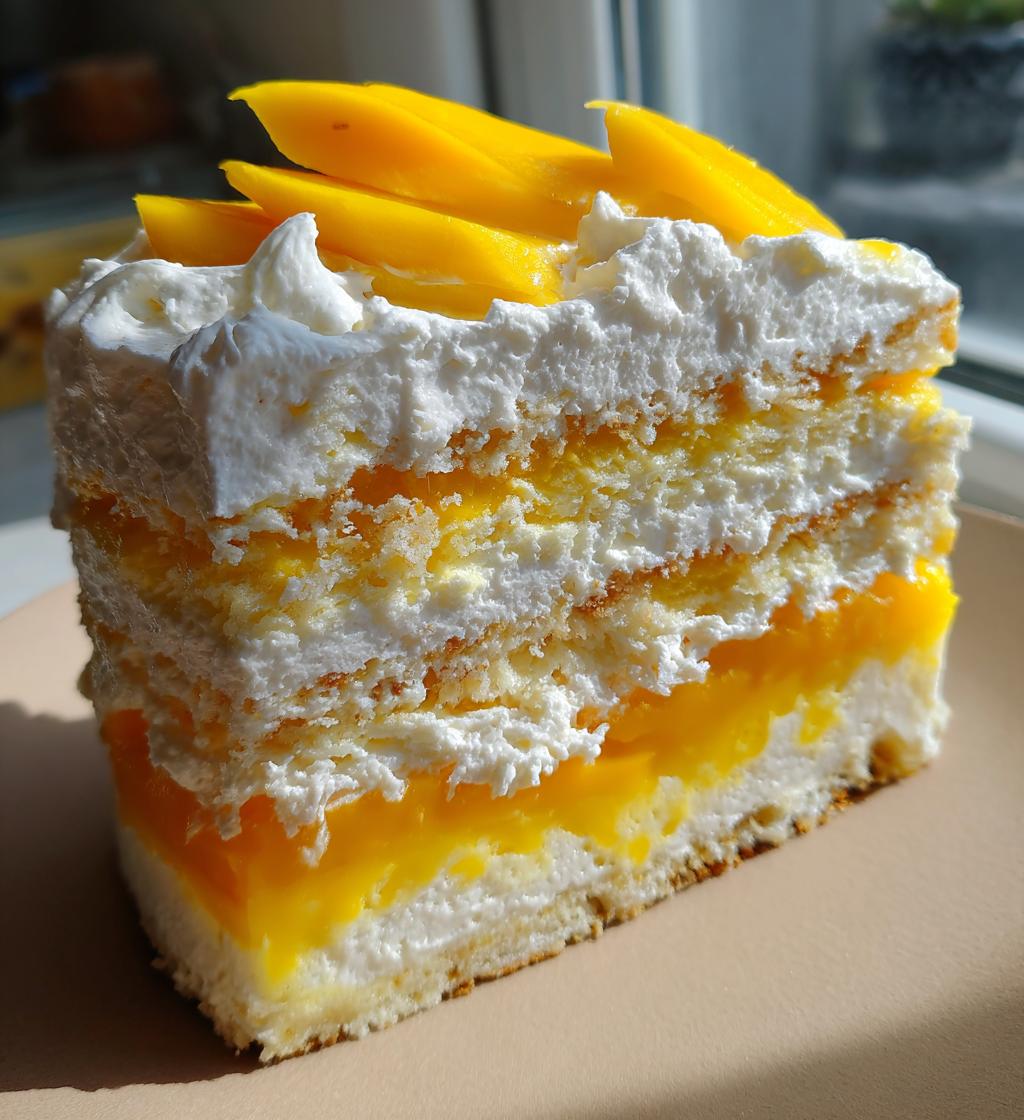 Mango Lassi Tres Leches Cake