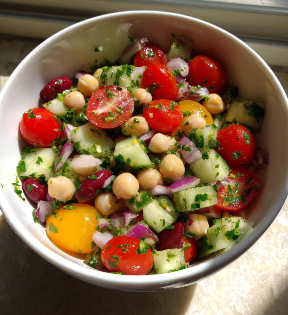 Mediterranean Bean Salad