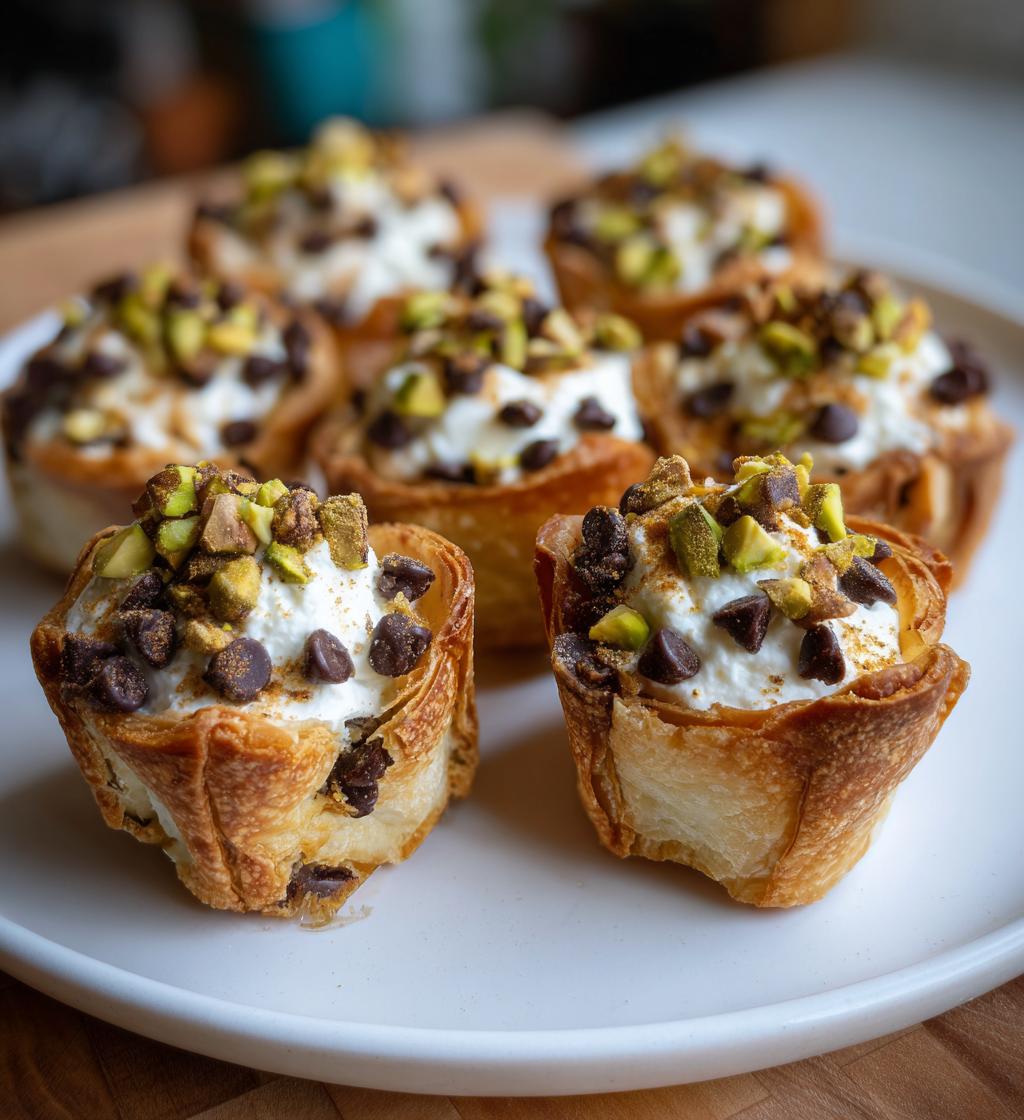 Mini Cannoli Cups