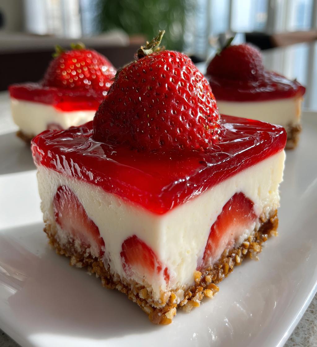 Mini Strawberry Pretzel Salad Cheesecake