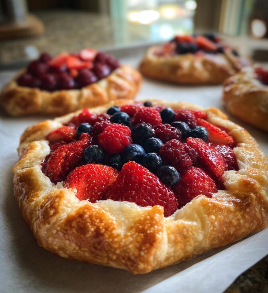 Mini Summer Berry Galettes