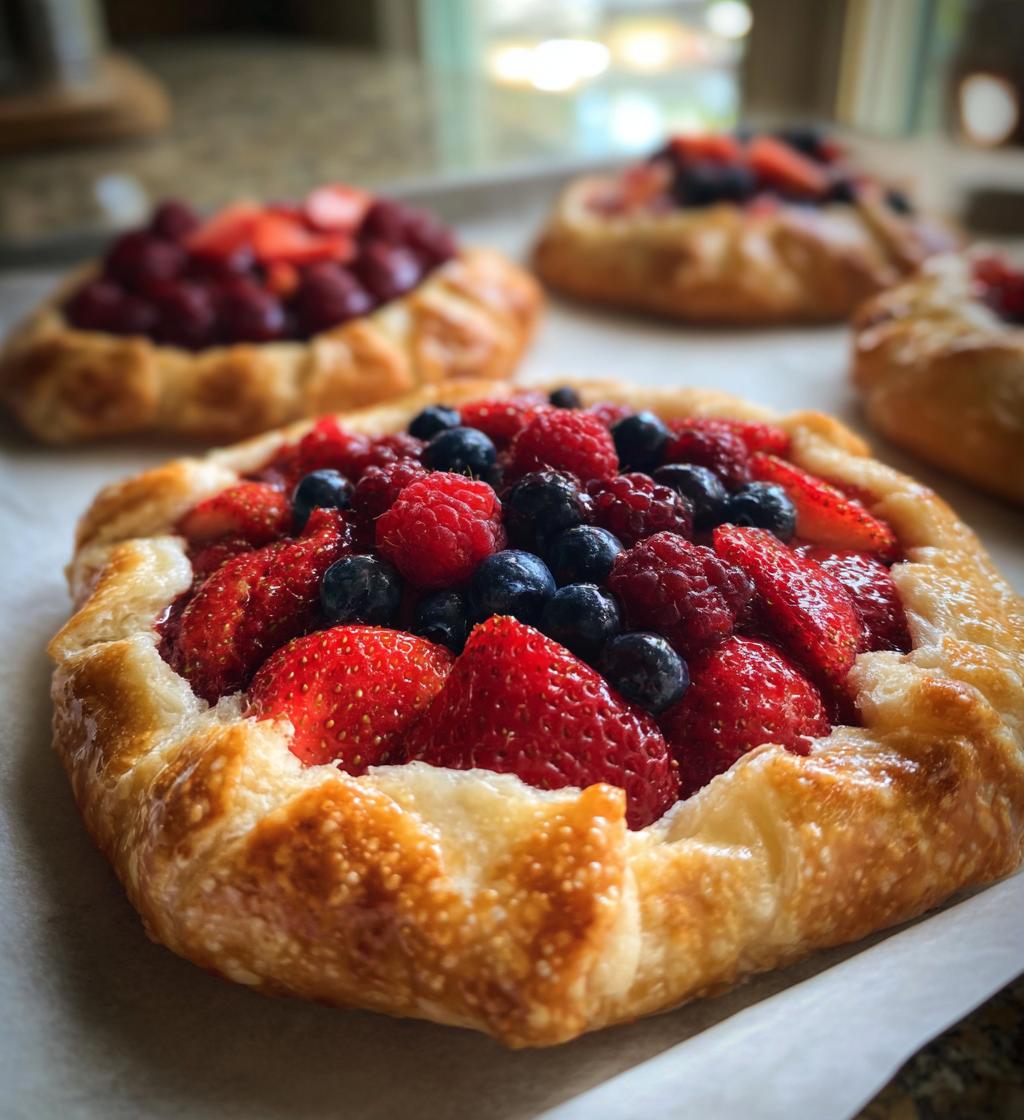 Mini Summer Berry Galettes