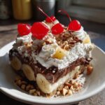 No-Bake Banana Split Cake