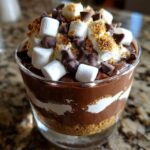 No Bake Smores Pudding Cups