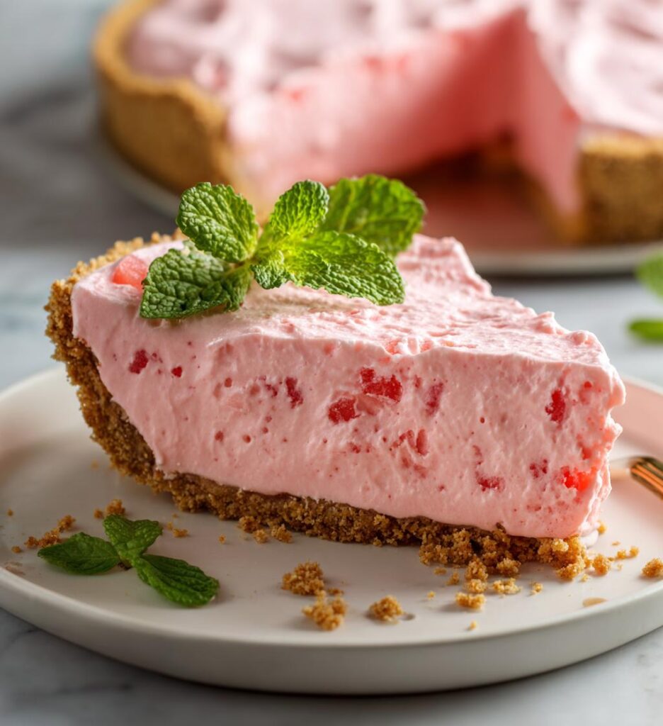 No Bake Watermelon Pie
