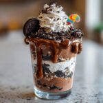 Oreo Cookie Dirt Cup Pudding