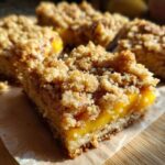 Peach Crumb Bars Easy Buttery