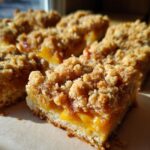 Peach Crumb Bars
