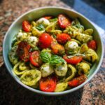 Pesto Caprese Pasta Salad