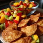 Pie Crust Chips with Fruit Salsa