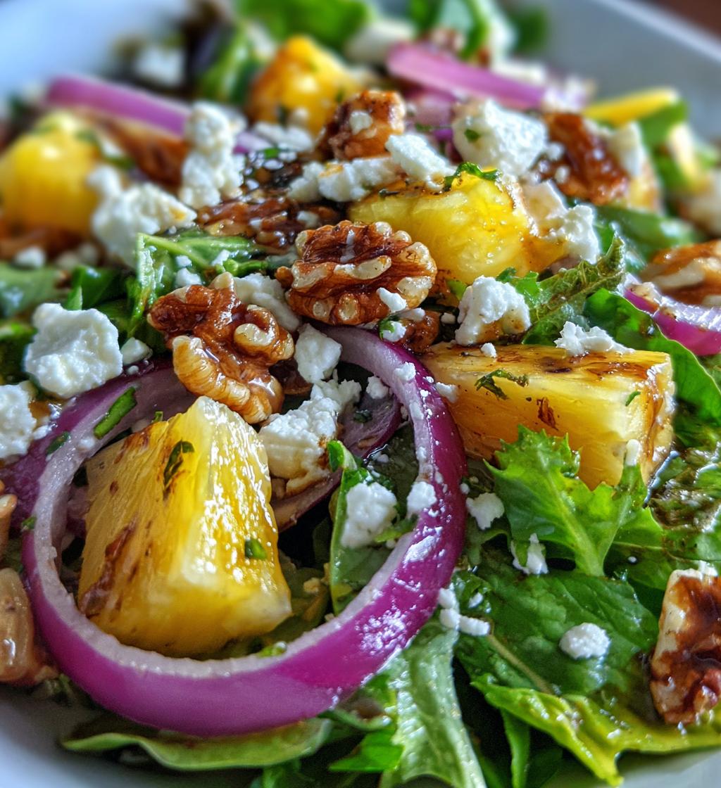 Pineapple Walnut Salad