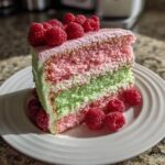 Raspberry Key Lime Cake