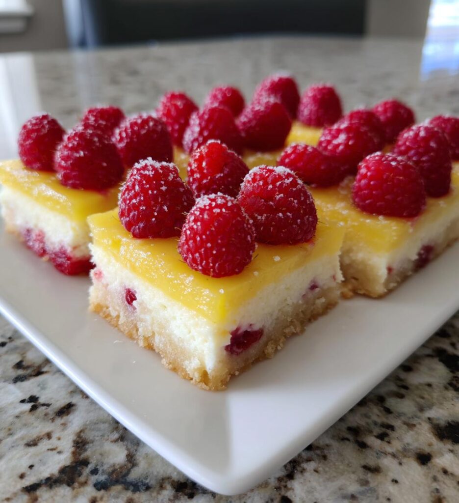 Raspberry Lemonade Bars