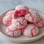 Ridiculously Easy Strawberry Lemonade Meltaway Cookies