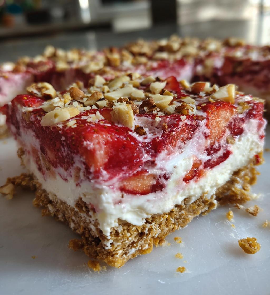 Strawberry Crunch Bars
