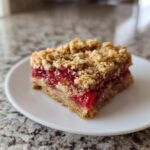 Strawberry Oatmeal Crumble Bars