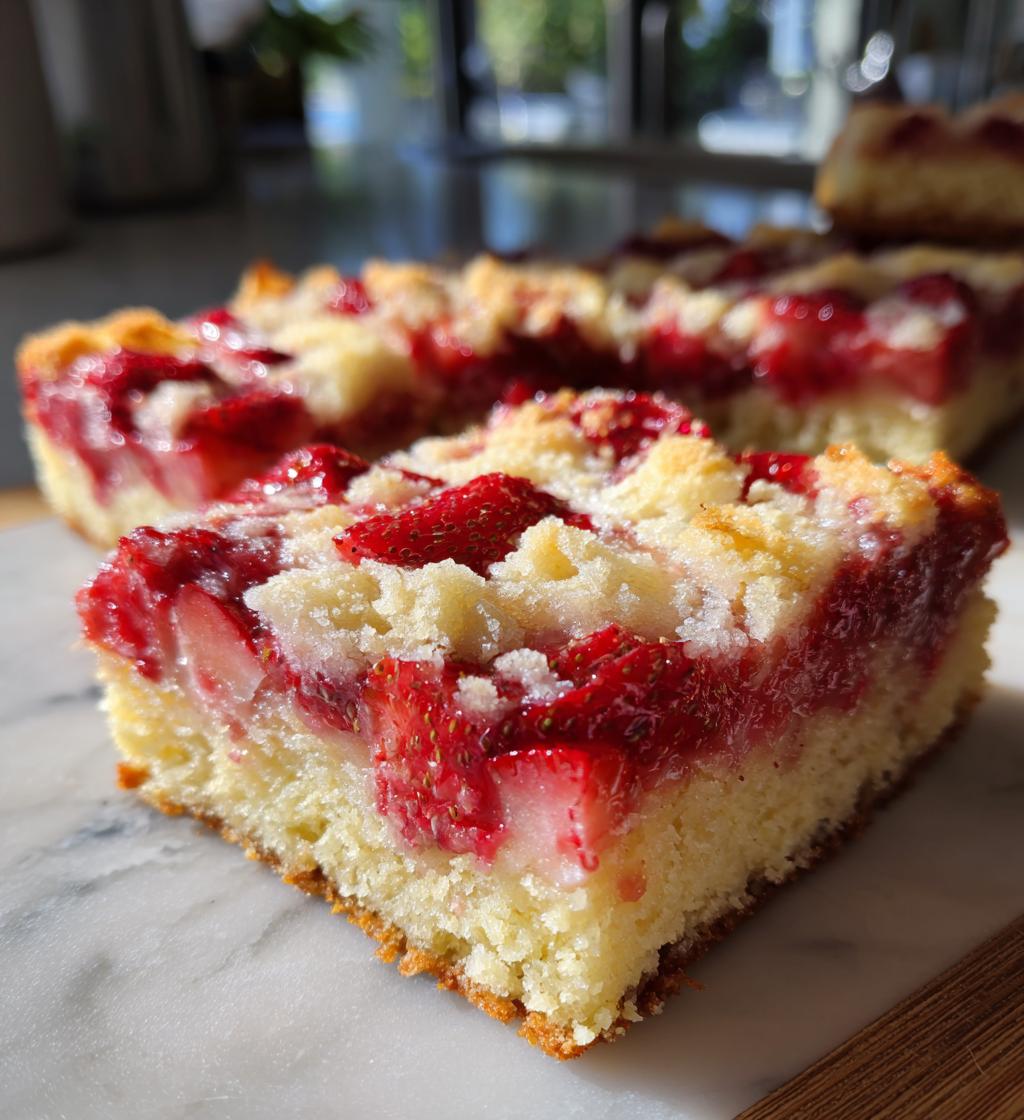 Strawberry Shortcake Bars