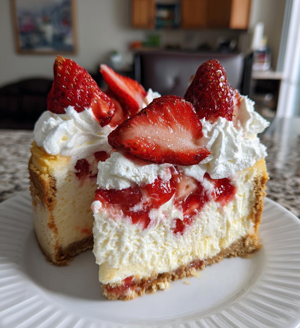 Strawberry Shortcake Cheesecake