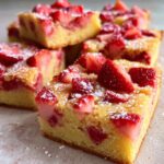 Strawberry Sugar Cookie Bars