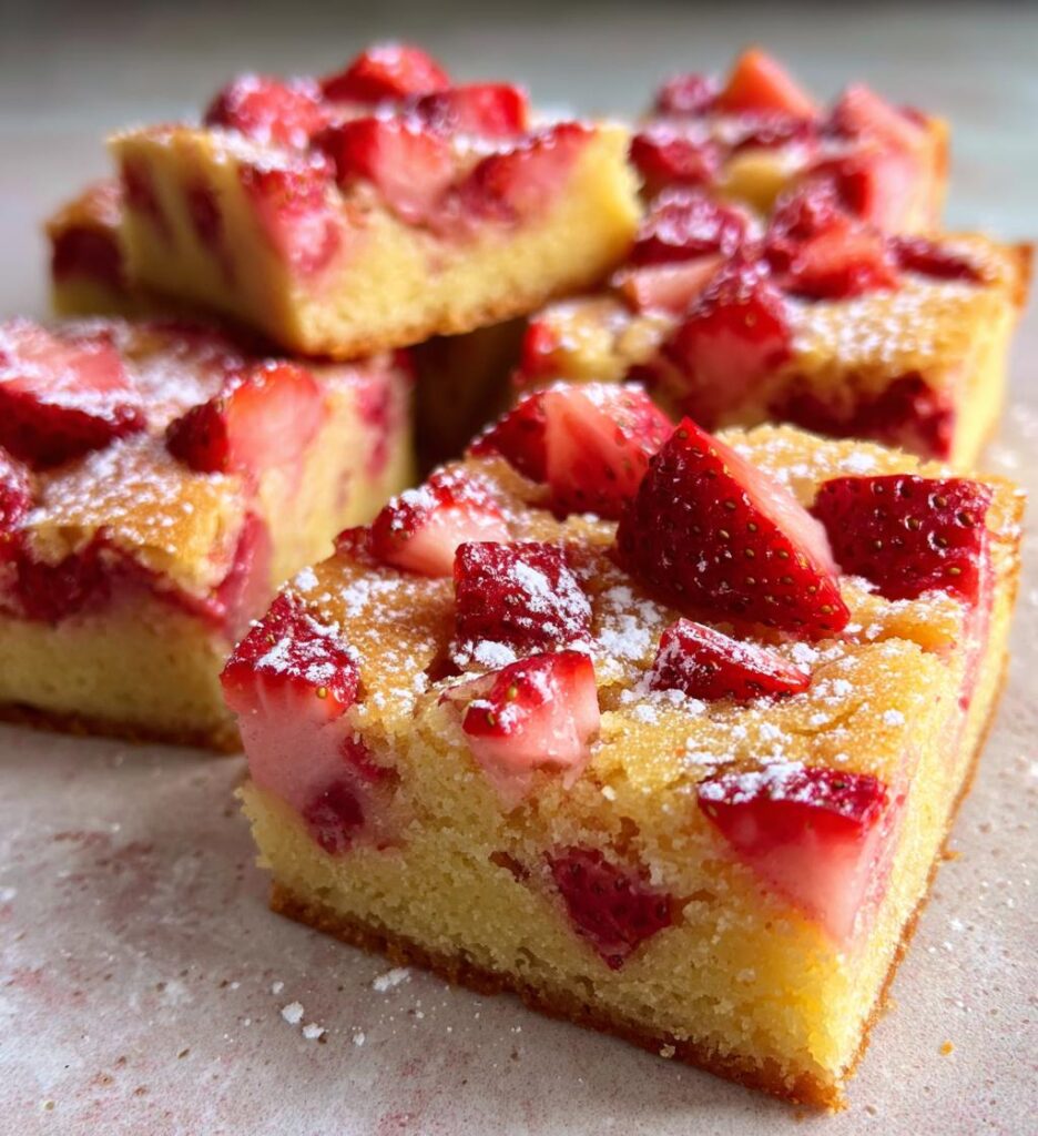 Strawberry Sugar Cookie Bars