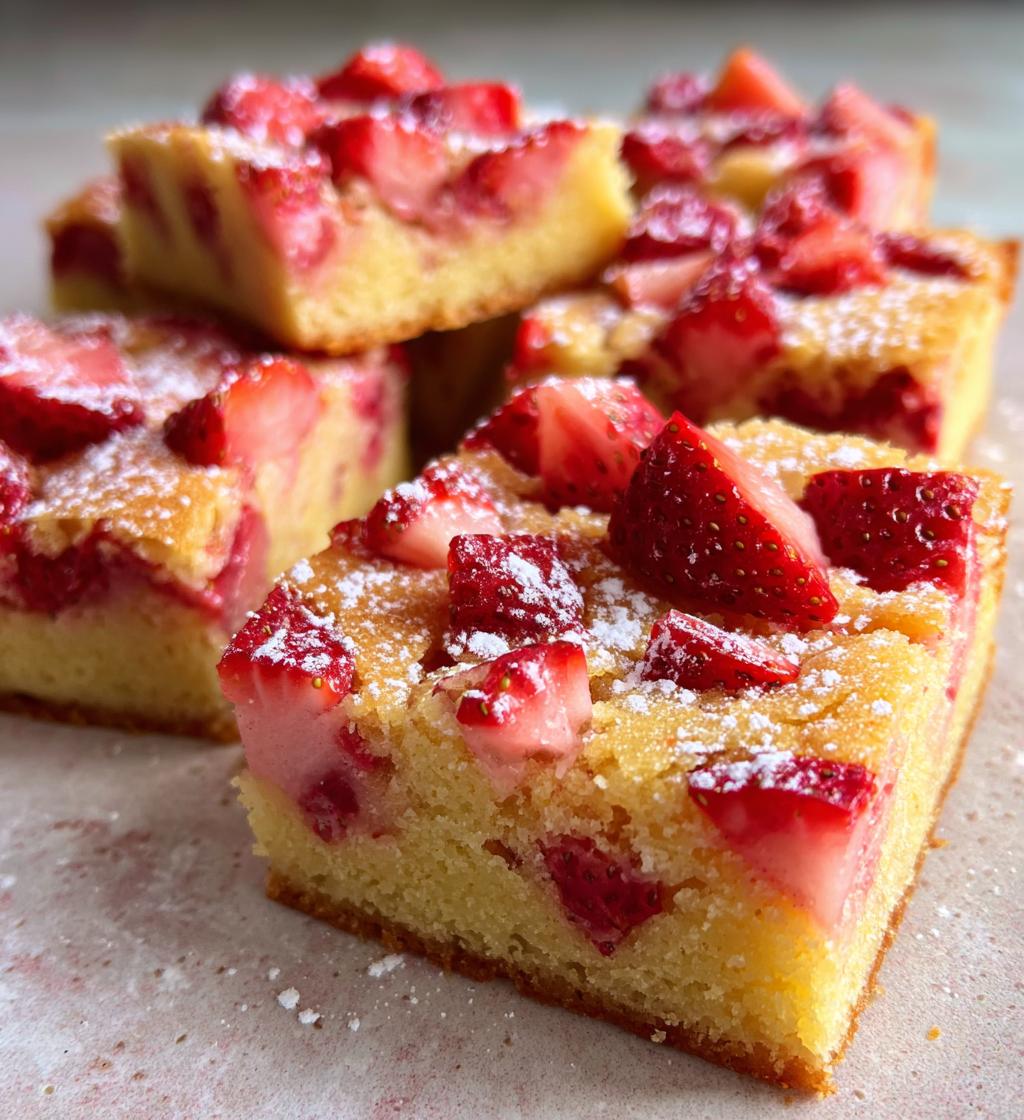 Strawberry Sugar Cookie Bars