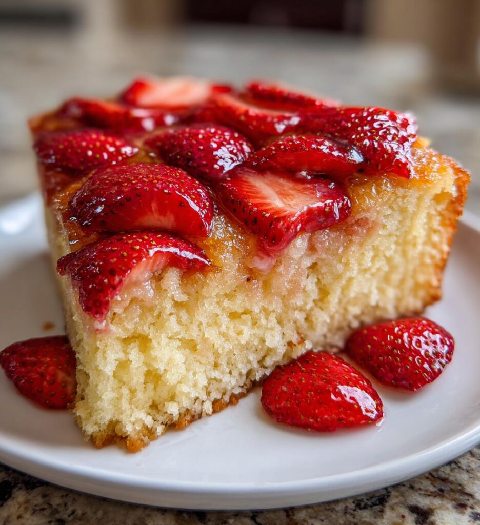 Strawberry Upside Down Cake