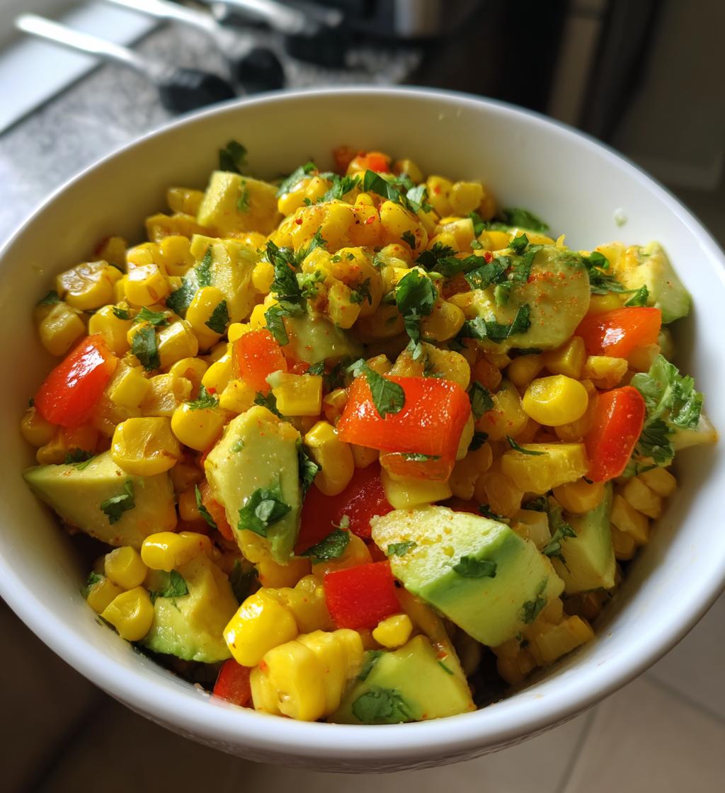 Sweet Corn Avocado Salad