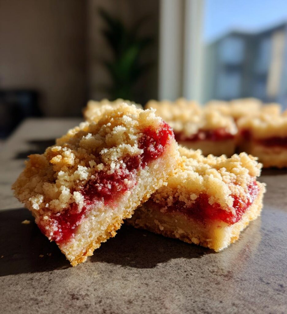 The Very Best Strawberry Crumb Bars