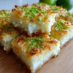 Toasted Lime Coconut Bars